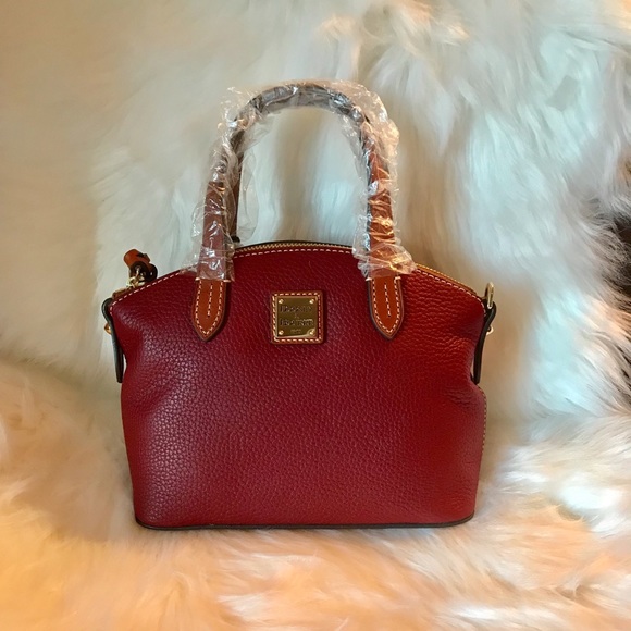 Dooney & Bourke Handbags - Dooney & Bourke Pebble Grain Ruby NWT